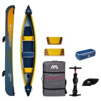 Aqua Marina Tomahawk AIR-C 3 Personen Drop-Stitch Kanu Luftkanu, 10 psi