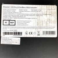 Dreame V20 Pro-A Akku-Staubsauger, 210 AW, 90 min Laufzeit, 99,99% Filterung, VVV56C