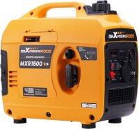 maXpeedingRODS MXR1500 Inverter Generator, 1200 W, 230 V, USB Port, Eco Mode