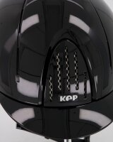KEP Smart Nova Metal Polish Riding Helmet Unisex, Size M (51–58 cm), Black, NOVA.P.BLK.M