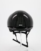 KEP Smart Nova Metal Polish Riding Helmet Unisex, Size M (51–58 cm), Black, NOVA.P.BLK.M