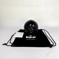 KEP Smart Nova Metal Polish Riding Helmet Unisex, Size M (51–58 cm), Black, NOVA.P.BLK.M