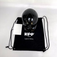 KEP Smart Nova Metal Polish Riding Helmet Unisex, Size M (51–58 cm), Black, NOVA.P.BLK.M
