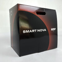KEP Smart Nova Metal Polish Riding Helmet Unisex, Size M (51–58 cm), Black, NOVA.P.BLK.M