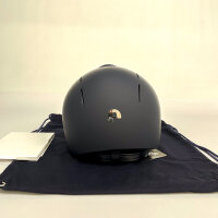 KEP Italia NOVA.T.BLU.M Unisex Textile Riding Helmet, Standard Visor, Size M (55 cm), Matte Blue