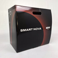 KEP Italia NOVA.T.BLU.M Unisex Textile Riding Helmet, Standard Visor, Size M (55 cm), Matte Blue
