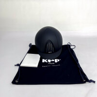 KEP Italia, NOVA.T.BLU.L, Textil-Riithelm, Unisex, Standardvisor, Größe L (60 cm), Mattblau
