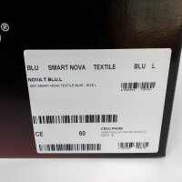 KEP Italia, NOVA.T.BLU.L, Textil-Riithelm, Unisex, Standardvisor, Größe L (60 cm), Mattblau