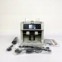 Safescan 2985-SX Geldzählmaschine, Wertzählung und Sortierung gemischter Banknoten, Geldscheinprüfer, 7-fache Echtheitsprüfung, 112-0649
