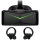Pimax Crystal Light QLED VR-Headset mit Controllern, 2.880 × 2.880 Pixel