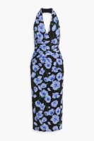Carolina Herrera S2515N501PPJ Halterneck Midi Dress with...
