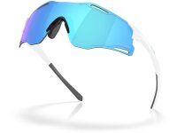 Oakley Cybr Zero OO9512D-0239 Unisex Sunglasses, Prizm Sapphire, White, Lens 39 mm, Temples 125 mm