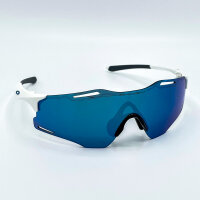 Oakley Cybr Zero OO9512D-0239 Unisex Sunglasses, Prizm Sapphire, White, Lens 39 mm, Temples 125 mm