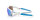 Oakley Capacitor OJ9013-0262 Unisex-Kinder-Sonnenbrille, Prizm Sapphire, Glas 62 mm, Bügel 116 mm