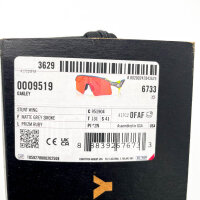 Oakley Stunt Wing OO9519-0441 Unisex Sunglasses, Prizm Ruby, Lens Height 41 mm, Temples 131 mm