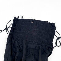 Tommy Hilfiger UW0UW06186 BDS Damenkleid mit Smok-Effekt Größe S Schwarz