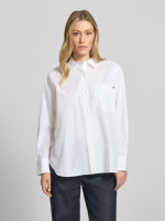 Tommy Hilfiger WW0WW45612 Womens Poplin Easy Fit Shirt Blouse White Size 34