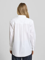 Tommy Hilfiger WW0WW45612 Womens Poplin Easy Fit Shirt Blouse White Size 34