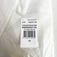 Tommy Hilfiger WW0WW43577 Damen-Langarmhemd Stretch Regular Weiß Größe 46