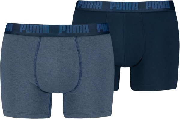 PUMA 701226387 Herren-Boxershorts Everyday Basic 2P 2er-Pack Denim XXL