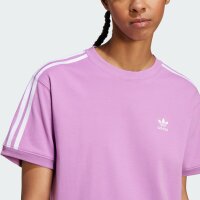 adidas IY2103 Damen-T-Shirt, 3-Streifen, Preloved Lila, Größe XL