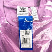 adidas IY2103 Damen-T-Shirt, 3-Streifen, Preloved Lila, Größe XL