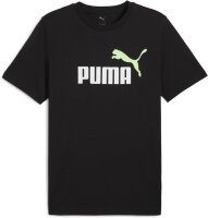 PUMA Color No. 1 Logo Tee Mens T-Shirt, Size L, Black/Green, 684708 51