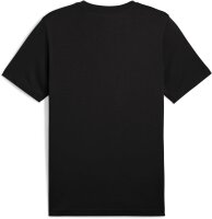 PUMA Color No. 1 Logo Tee Mens T-Shirt, Size L, Black/Green, 684708 51