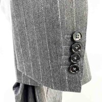 Dolce & Gabbana, GKLOMTFR21H, Herren-Nadelstreifenanzug, Sicilia, Größe 56, Grau
