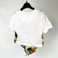 Dolce & Gabbana Womens Crop T-Shirt, Size 40, White, F8V75Z