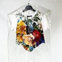 Dolce & Gabbana, F8V75Z, Damen-Crop-T-Shirt, Größe 38, Weiß