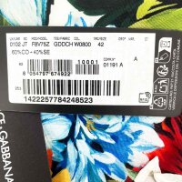 Dolce & Gabbana Womens Crop T-Shirt, Size 42, White, F8V75Z