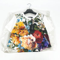 Dolce & Gabbana Womens Crop T-Shirt, Size 42, White, F8V75Z