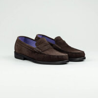 ARUCI VELOUR.T.MORO-Loafer Damen EU 40 Dunkelbraun 9351