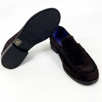 ARUCI VELOR.T.MORO-Loafer for Ladies, EU 38, Dark Brown, 9351