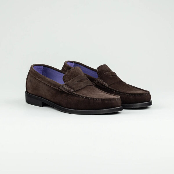 ARUCI VELOR.T.MORO-Loafer for Ladies, EU 41, Dark Brown, 9351