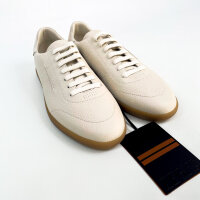 ZEGNA 232 Full-Grain Leather Sneakers for Men, EU 44, White, 5882810019