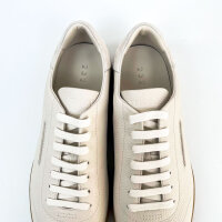 ZEGNA 232 Full-Grain Leather Sneakers for Men, EU 44, White, 5882810019