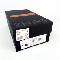 ZEGNA 4509331069 Triple Stitch Fabric Low-Top Sneakers for Men EU 40 Dark Brown