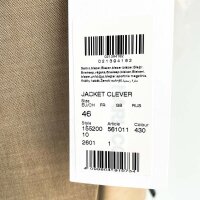 KARL LAGERFELD Clever-Road Sakko für Herren, Slim Fit, Größe 46, Beige meliert, Schurwolle-Viskose, 155200102601