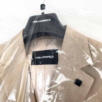 KARL LAGERFELD Clever-Road Sakko für Herren, Slim Fit, Größe 48, Beige meliert, Schurwolle-Viskose, 155200102601