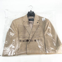 KARL LAGERFELD Clever-Road Sakko für Herren, Slim Fit, Größe 48, Beige meliert, Schurwolle-Viskose, 155200102601