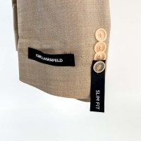 KARL LAGERFELD 155200102601 Sakko für Herren, Slim Fit, Größe 50, Beige meliert, Schurwolle-Viskose
