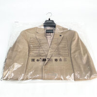KARL LAGERFELD 155200102601 Sakko für Herren, Slim Fit, Größe 50, Beige meliert, Schurwolle-Viskose