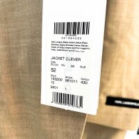 KARL LAGERFELD Clever-Road mens blazer, slim fit, size 52, beige melange, virgin wool-viscose, 155200102601