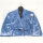 KARL LAGERFELD 155200102601 Sakko Clever-Road Slim Fit Hellblau meliert Schurwolle-Viskose Größe 48
