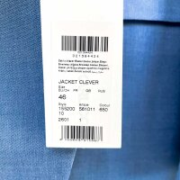 Karl Lagerfeld Clever-Road blazer, slim fit, size 46, light blue melange, virgin wool-viscose, 155200102601