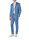 Karl Lagerfeld Clever-Road blazer, slim fit, size 46, light blue melange, virgin wool-viscose, 155200102601