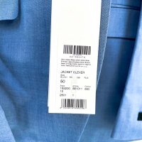 KARL LAGERFELD Clever-Road Sakko für Herren, Slim Fit, Größe 50, Hellblau meliert, Schurwolle-Viskose, 155200102601