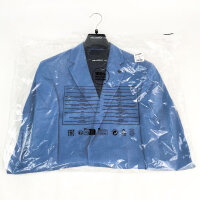 KARL LAGERFELD Clever-Road Sakko für Herren, Slim Fit, Größe 50, Hellblau meliert, Schurwolle-Viskose, 155200102601